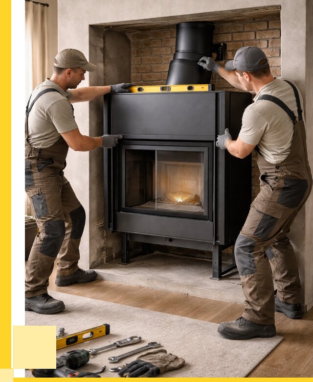 Установка каминных топок в Чапаевске под ключ от 18387 р. | ЭриданЧпв