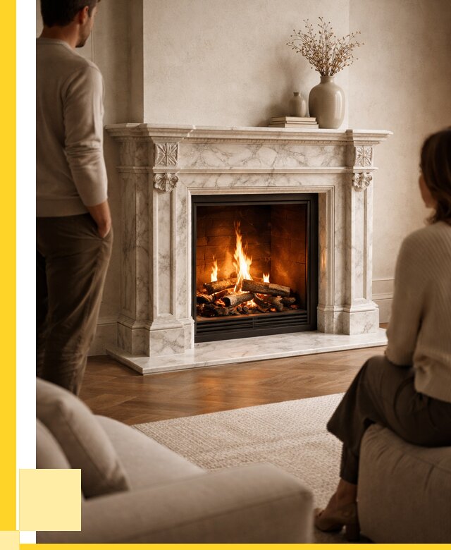 Мраморные камины под ключ в Чапаевске от 255375 р. | ЭриданЧпв