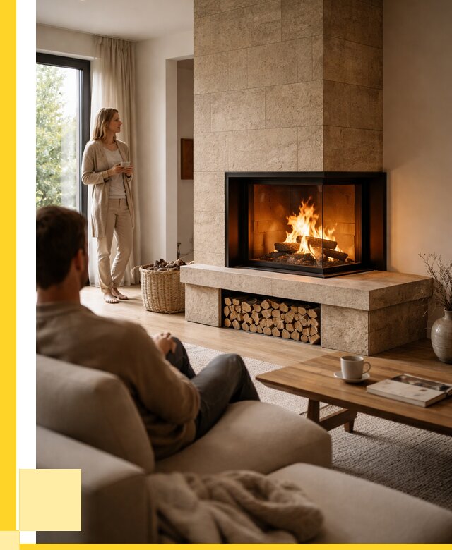 Угловые камины из кирпича установка в Чапаевске от 153225 р. ЭриданЧпв