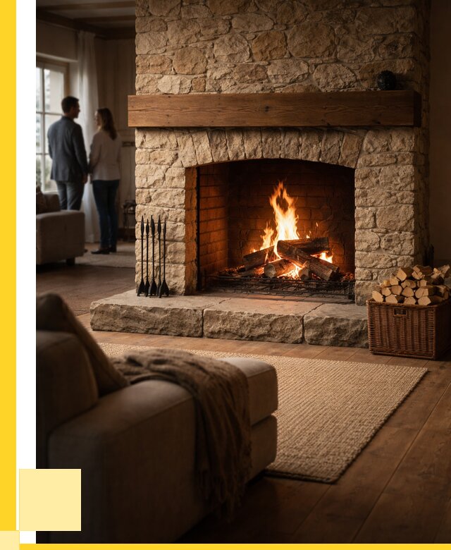 Открытые камины под ключ в Чапаевске от 153225 р. ЭриданЧпв