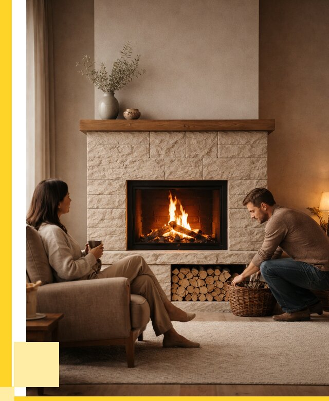 Камины для дома в Чапаевске под ключ от 153225 р. | ЭриданЧпв