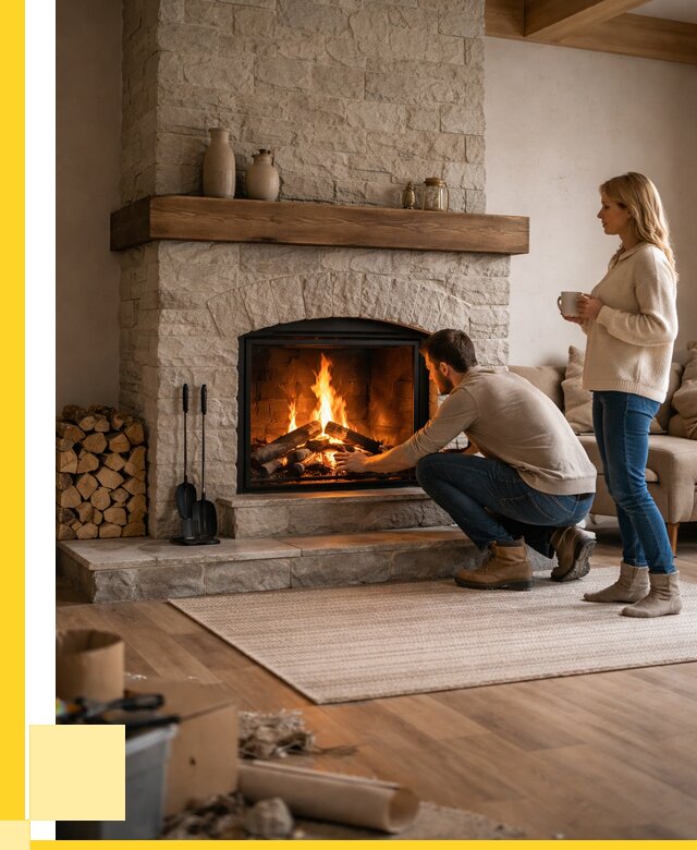 Камины для загородного дома в Чапаевске от 357525 р., ЭриданЧпв