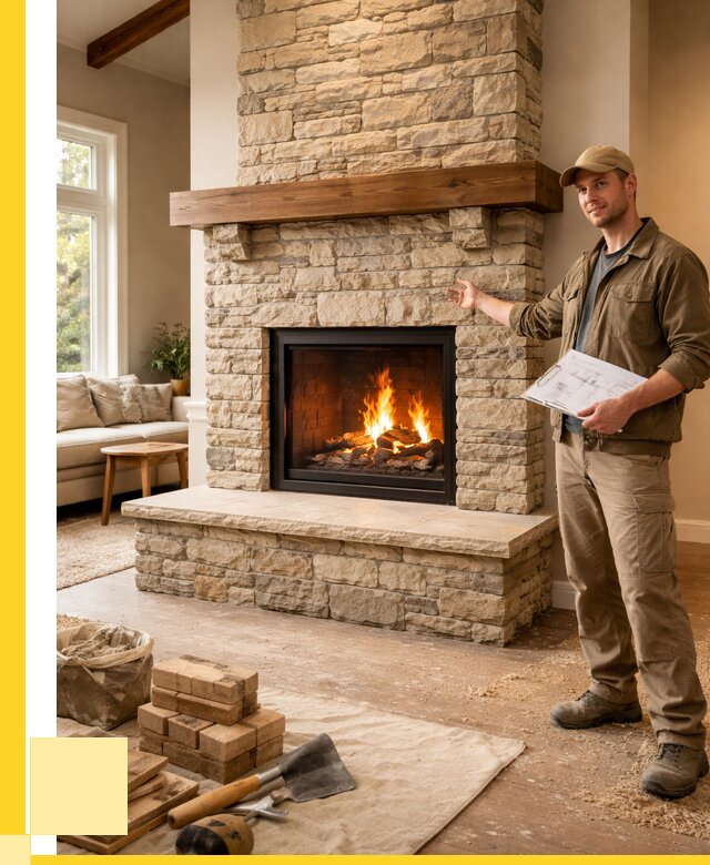 Камины под ключ в Чапаевске от 183870 р. | ЭриданЧпв — установка