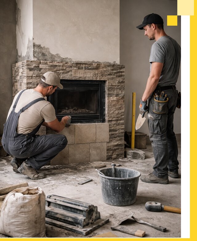 Камины под ключ в Чапаевске: проект, изготовление и монтаж