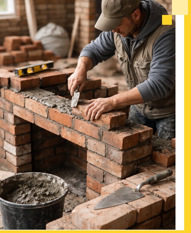 Кладка каминов под ключ в Чапаевске профессиональная отделка и монтаж