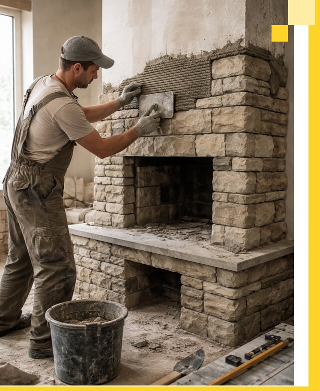 Строительство каминов под ключ в Чапаевске от проектирования до монтажа