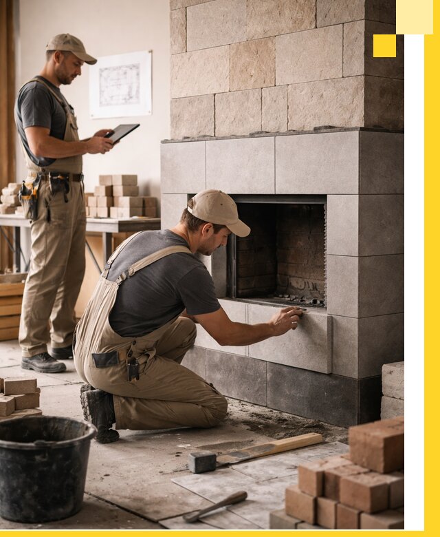 Индивидуальные проекты каминов и каминных систем в Чапаевске