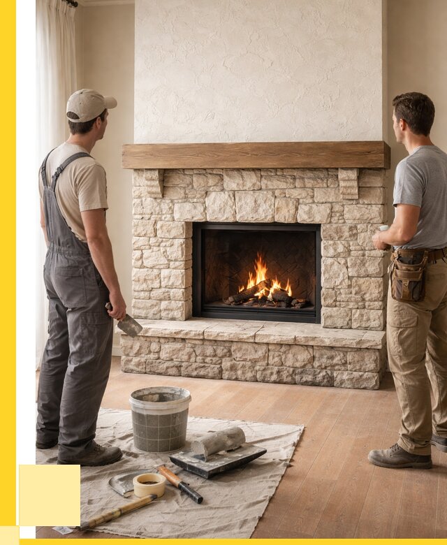 Отделка каминов в Чапаевске от 6640 р. под ключ | ЭриданЧпв