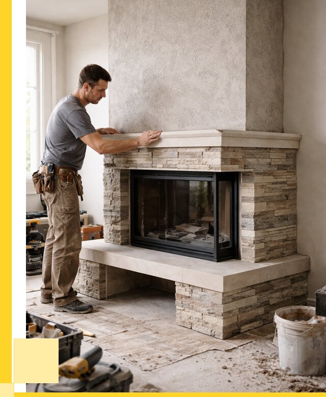 Изготовление каминов под ключ в Чапаевске от 153225 р. | ЭриданЧпв