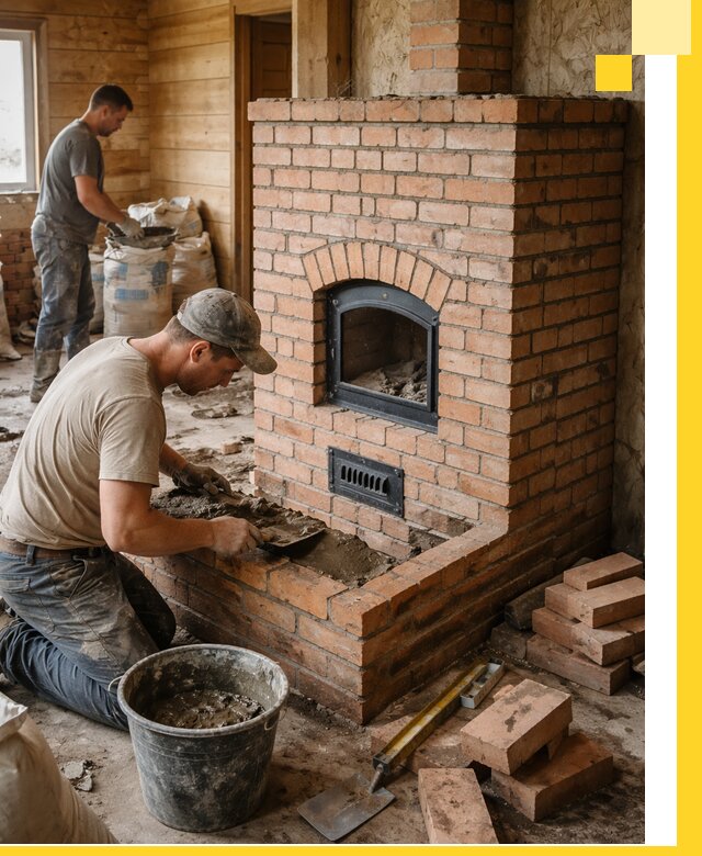 Профессиональное строительство печей в Чапаевске под ключ