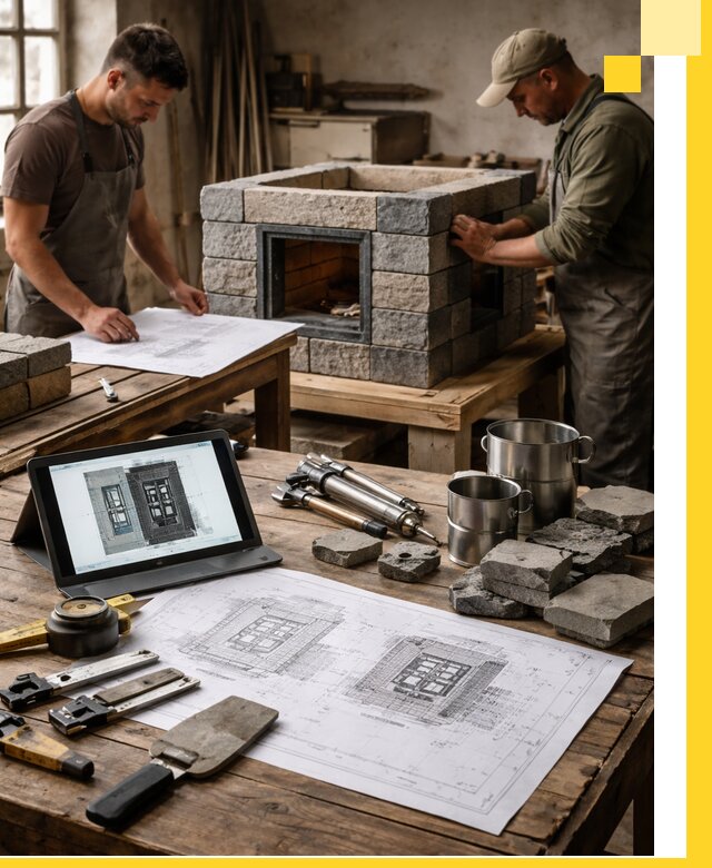 Разработка проектов печей с согласованием и монтажом в Чапаевске