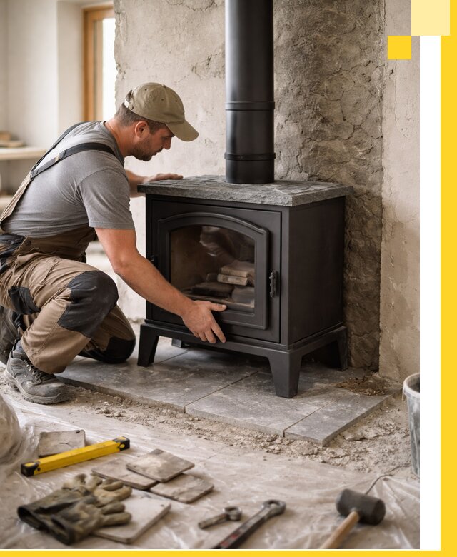 Профессиональный монтаж печей и каминов в Чапаевске под ключ