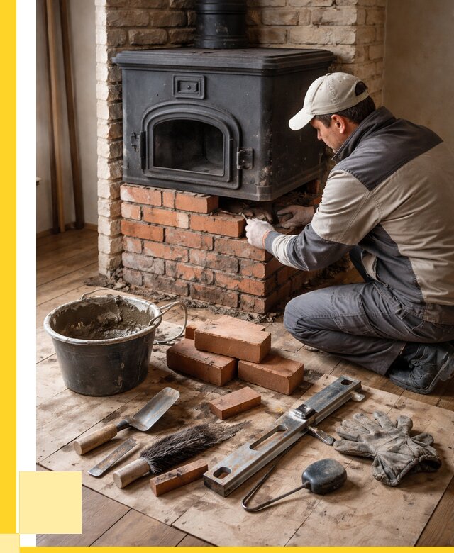 Ремонт печей в Чапаевске от 12258 р., услуги печника ЭриданЧпв
