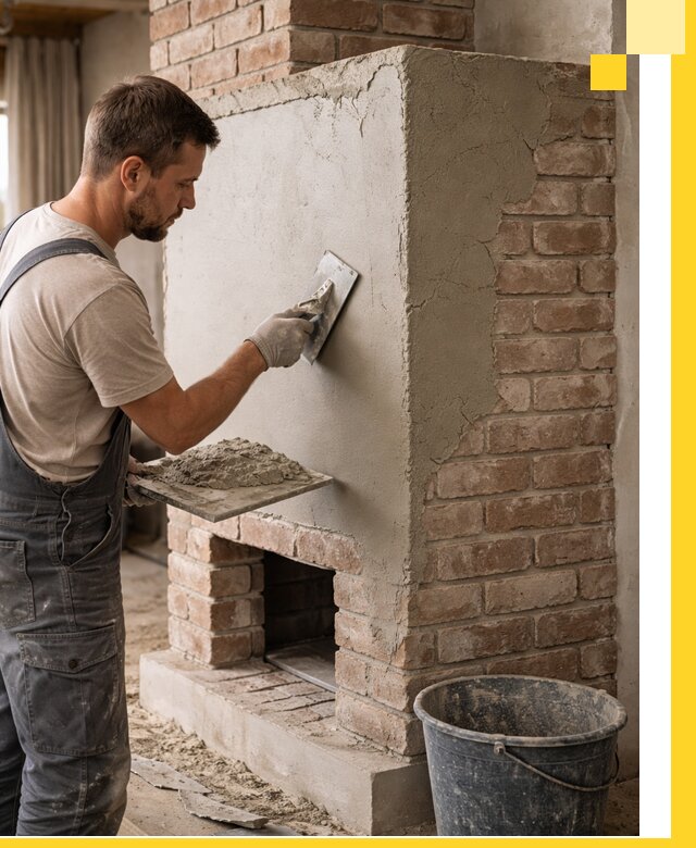 Отделка печей и облицовка каминов в Чапаевске под ключ