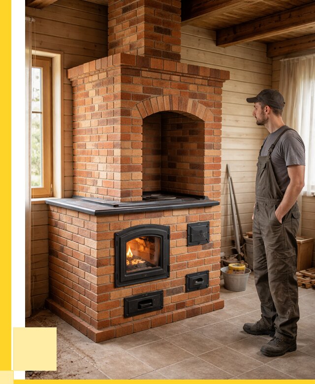 Кирпичные печи в Чапаевске: купить от 153225 р. | ЭриданЧпв