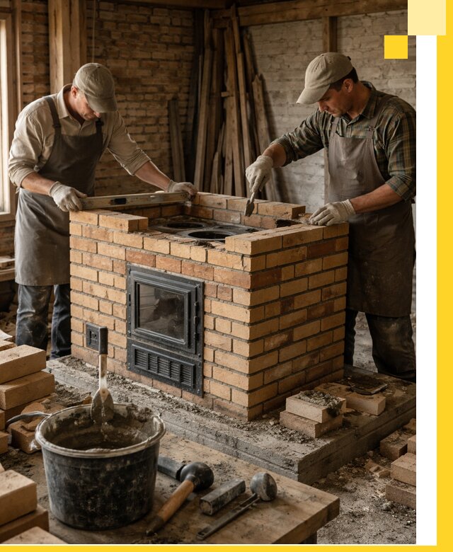 Изготовление и установка варочных печей под ключ в Чапаевске