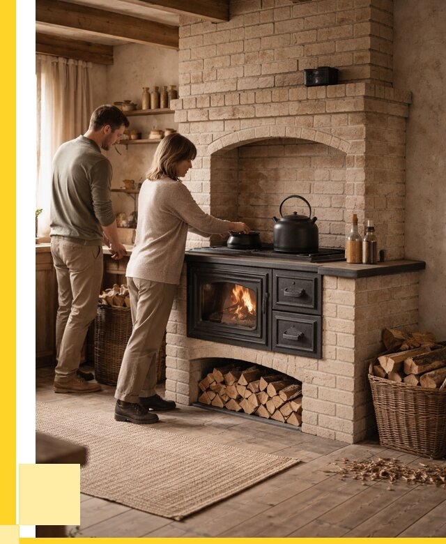 Печи с плитой в Чапаевске от 45968 р. | ЭриданЧпв — кирпичная печь