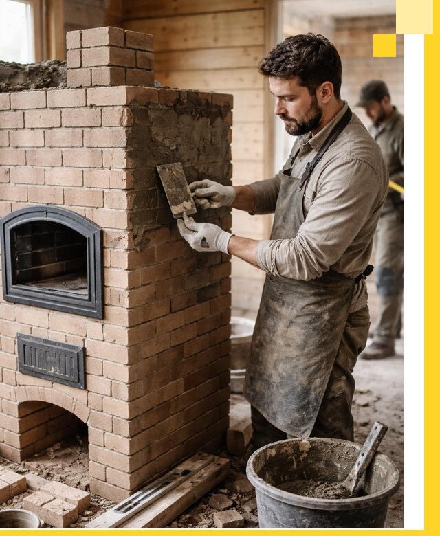 Изготовление и установка печей-шведок под ключ в Чапаевске