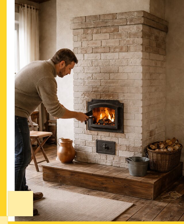 Печь голландка из кирпича в Чапаевске от 86828 р. | ЭриданЧпв