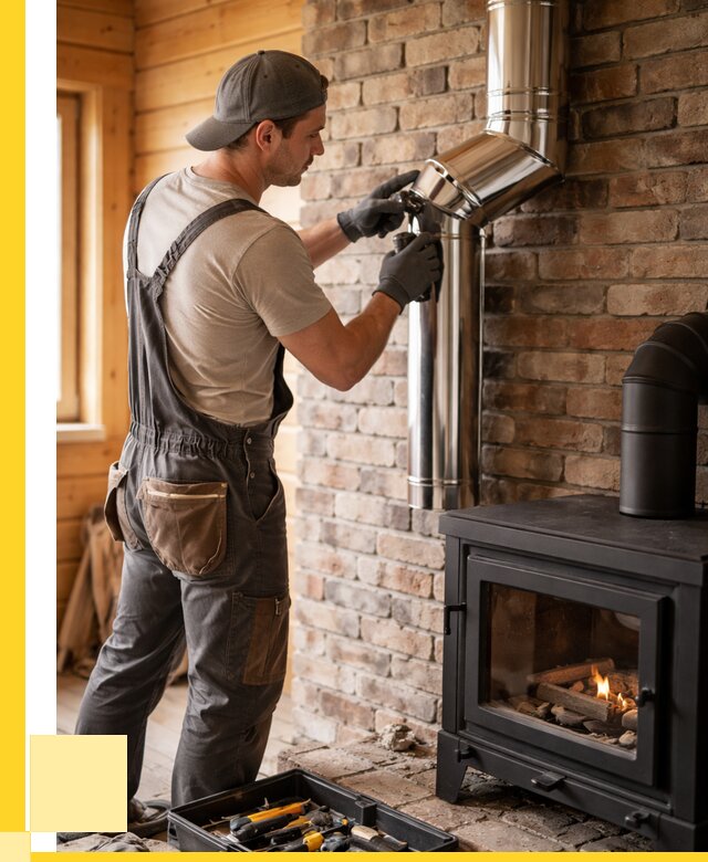 Монтаж дымоходов для печей в Чапаевске от 7661 р. | ЭриданЧпв