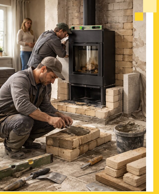 Печи и камины под ключ: проект, установка в Чапаевске