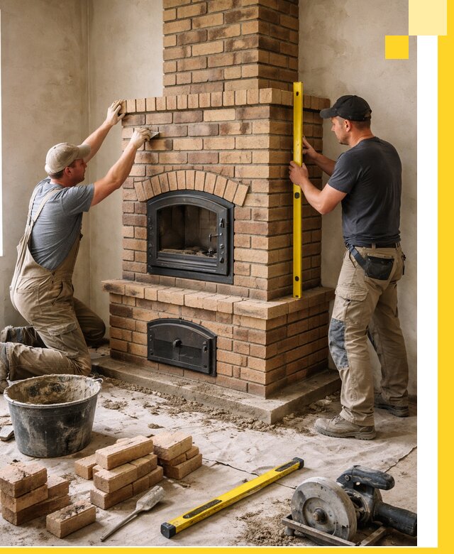 Продажа и установка печей и каминов для дома под ключ в Чапаевске