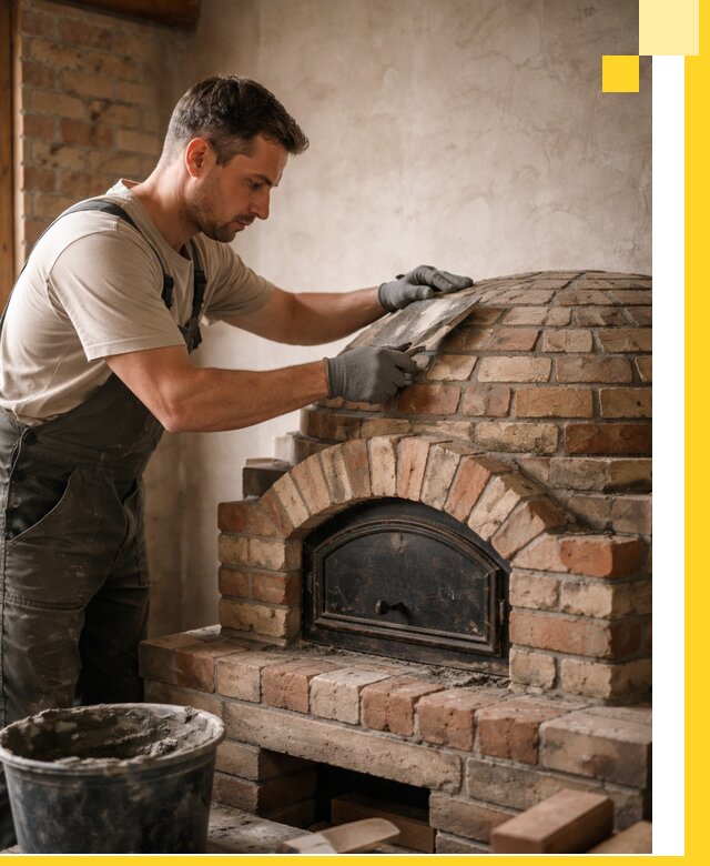 Изготовление и монтаж помпейских печей на заказ в Чапаевске