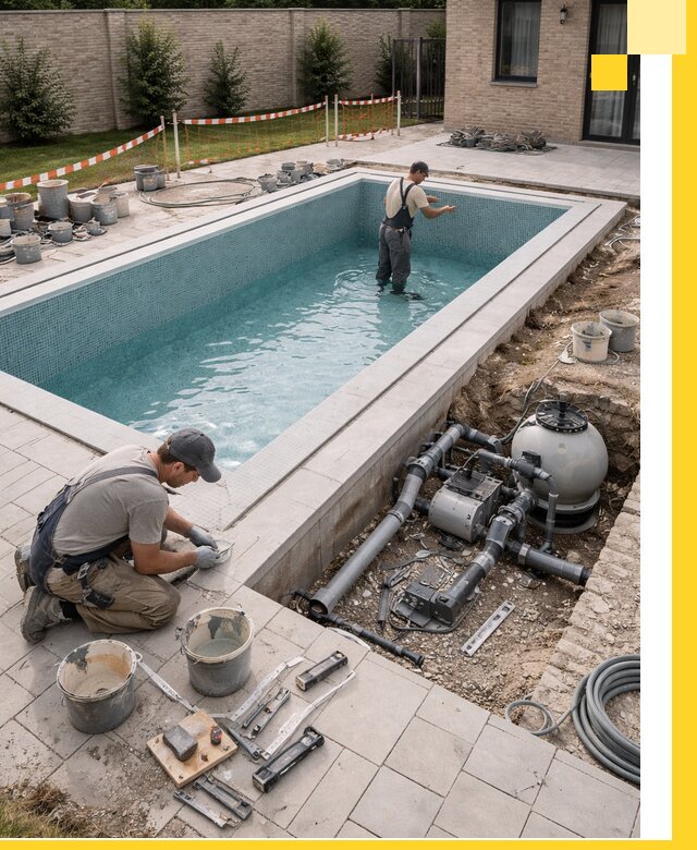 Строительство бассейнов под ключ в Чапаевске: проекты и монтаж