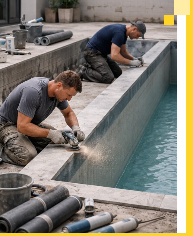 Профессиональный ремонт бассейнов под ключ в Чапаевске