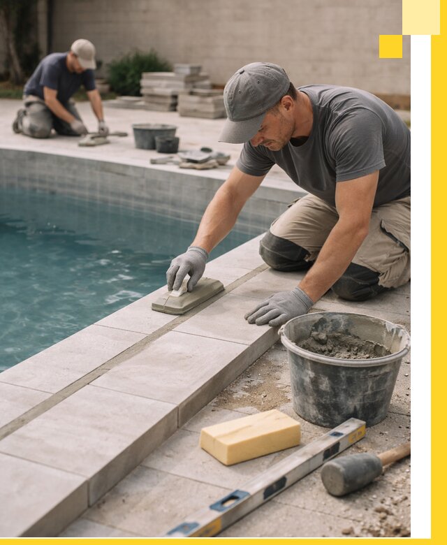 Отделка бассейнов в Чапаевске: декоративная отделка и гидроизоляция