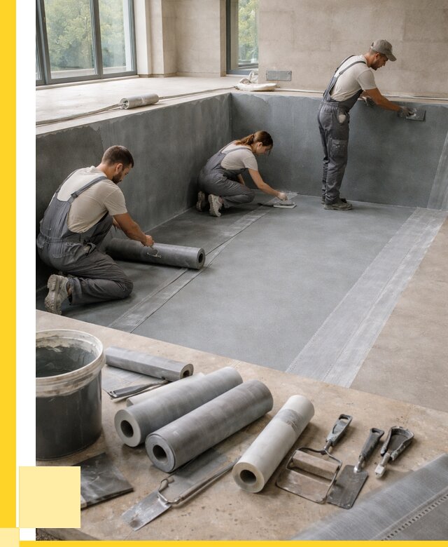 Гидроизоляция бассейнов в Чапаевске от 2043 р., ЭриданЧпв