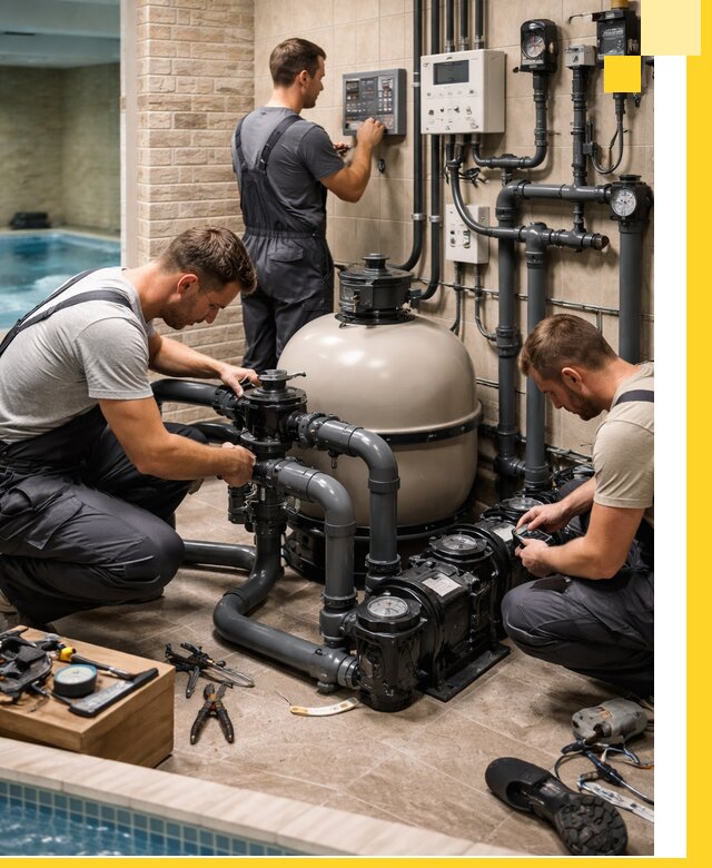 Комплексное оборудование для бассейнов под ключ в Чапаевске