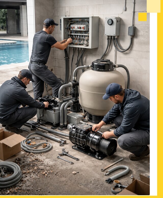 Профессиональный монтаж оборудования для бассейнов в Чапаевске