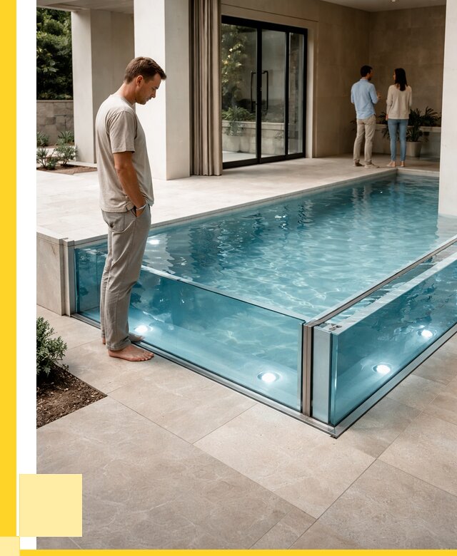 Стеклянные бассейны в Чапаевске от 1225800 р. | ЭриданЧпв — мозаика