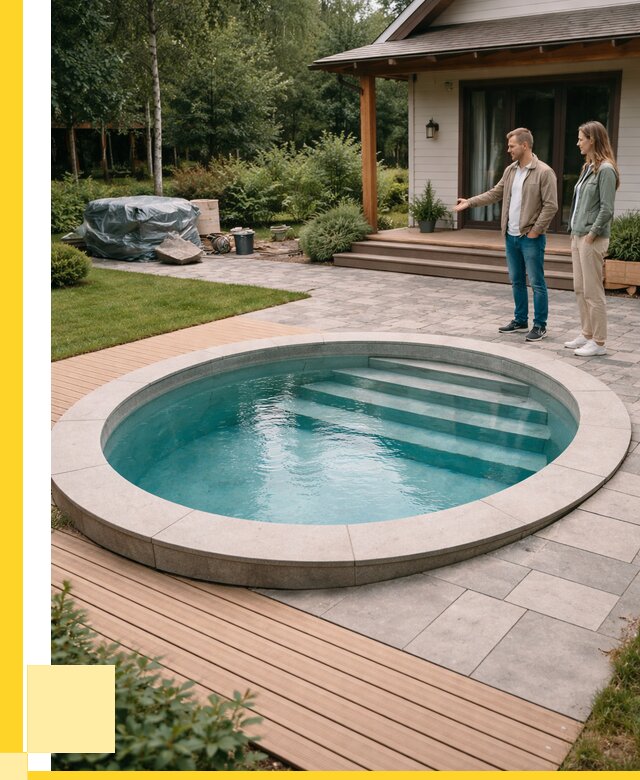 Бассейн на даче под ключ в Чапаевске от 204300 р., ЭриданЧпв