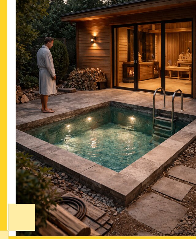 Бани с бассейном под ключ в Чапаевске от 97043 р. | ЭриданЧпв