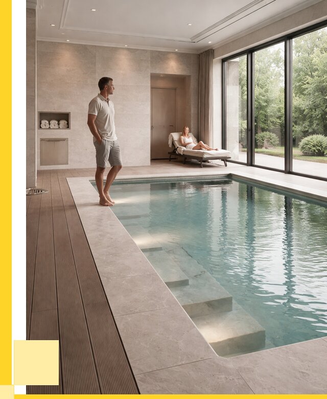 Бассейны в коттедже под ключ в Чапаевске от 1225800 р. | ЭриданЧпв