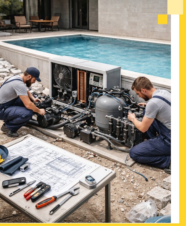 Проектирование и монтаж бассейнов с подогревом в Чапаевске