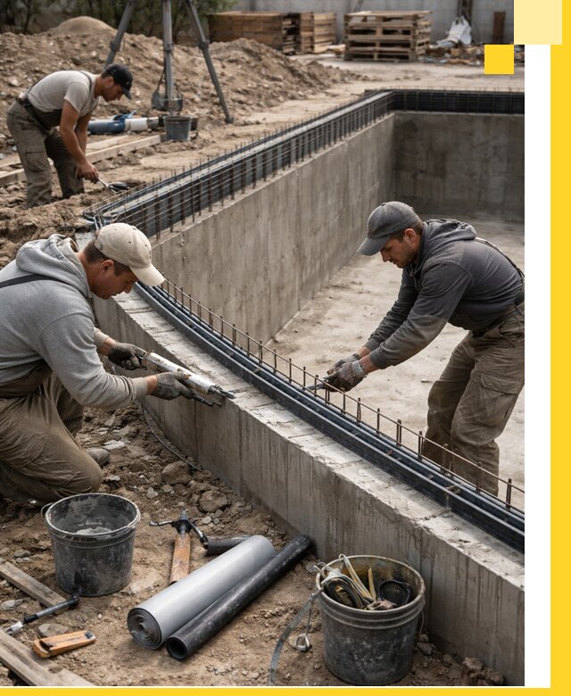 Качественный монтаж чаши бассейна в Чапаевске под ключ с гарантией