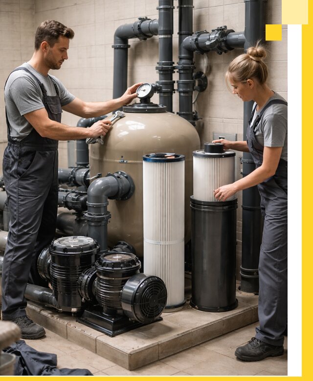 Фильтры и системы фильтрации для бассейнов в Чапаевске