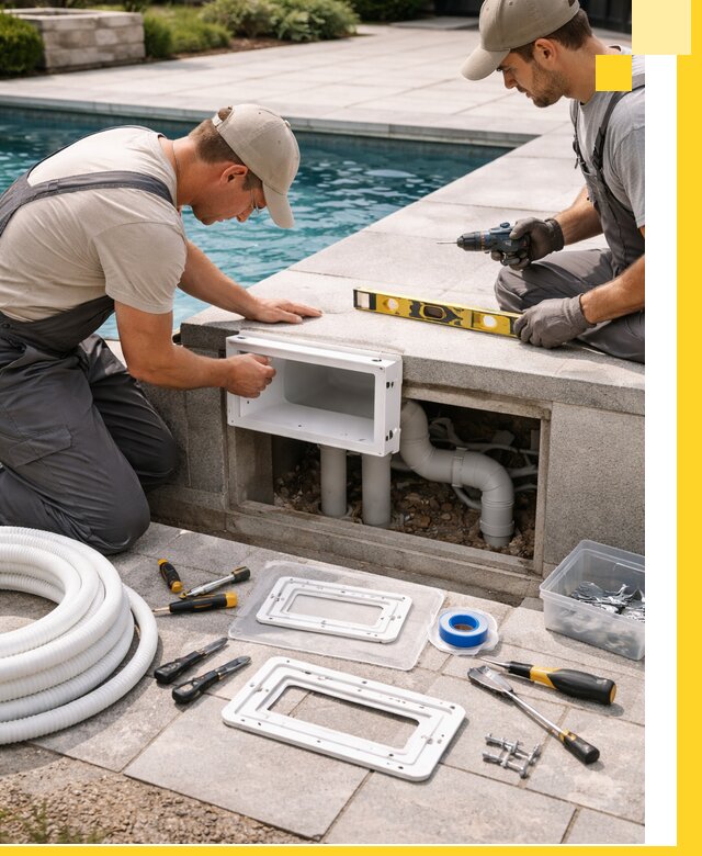 Поставка и установка скиммеров для бассейнов в Чапаевске