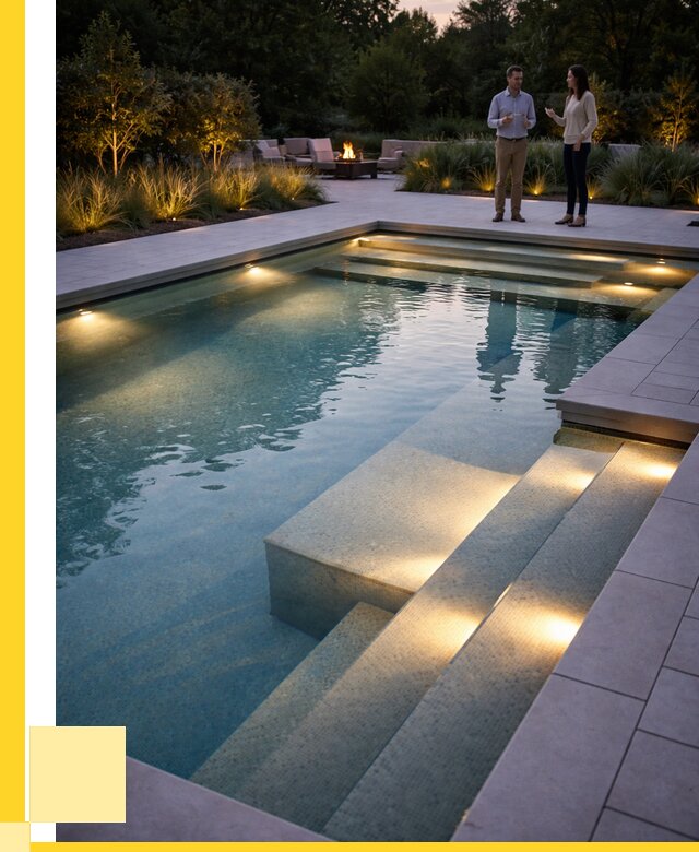 Освещение бассейнов в Чапаевске под ключ от 25538 р. | ЭриданЧпв