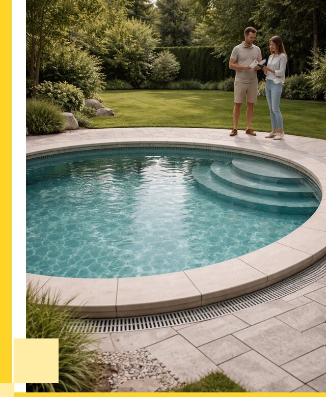 Круглые каркасные бассейны купить в Чапаевске от 255375 р. | ЭриданЧпв