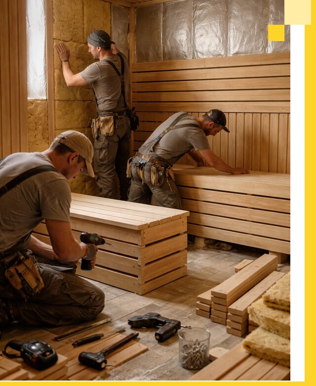 Профессиональное строительство саун под ключ в Чапаевске