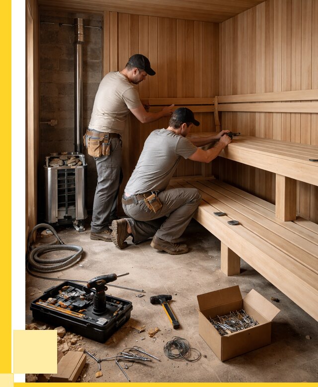Монтаж саун под ключ в Чапаевске от 122580 р. | ЭриданЧпв
