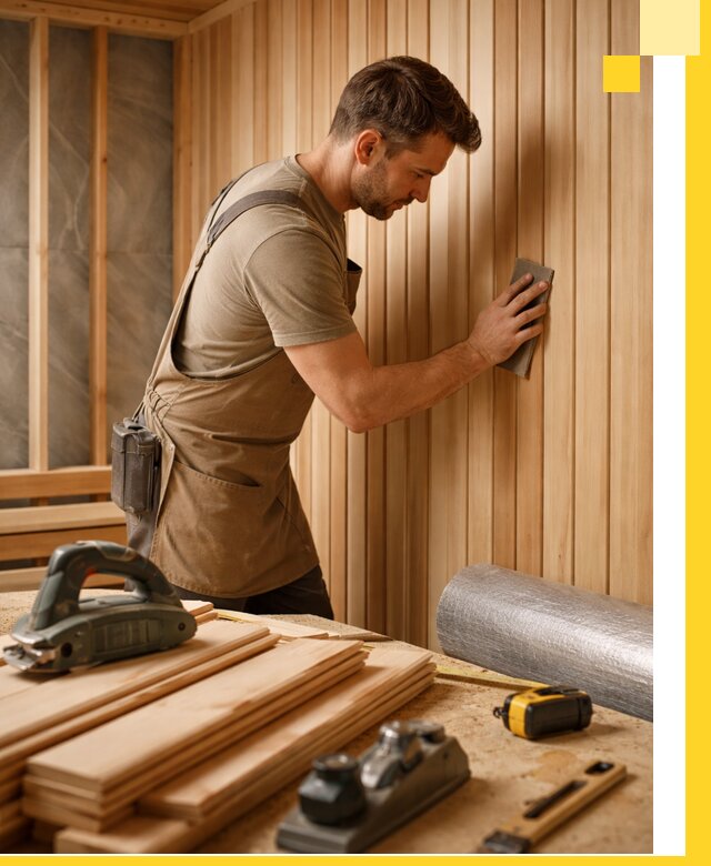 Профессиональная отделка саун и парных под ключ в Чапаевске