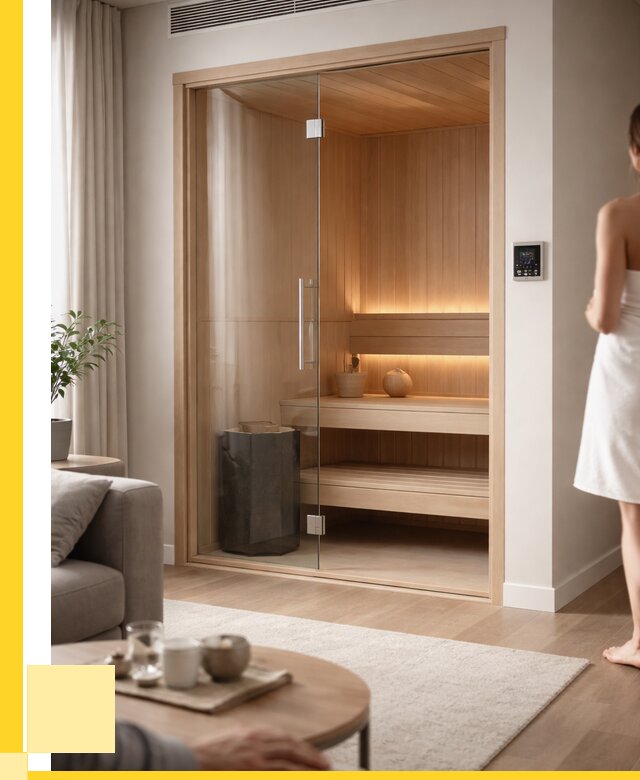 Сауна в квартире под ключ в Чапаевске от 122580 р. ЭриданЧпв