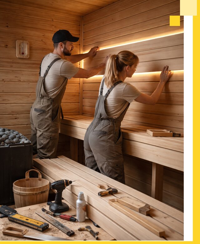 Дизайн саун и бань под ключ с индивидуальным проектом в Чапаевске