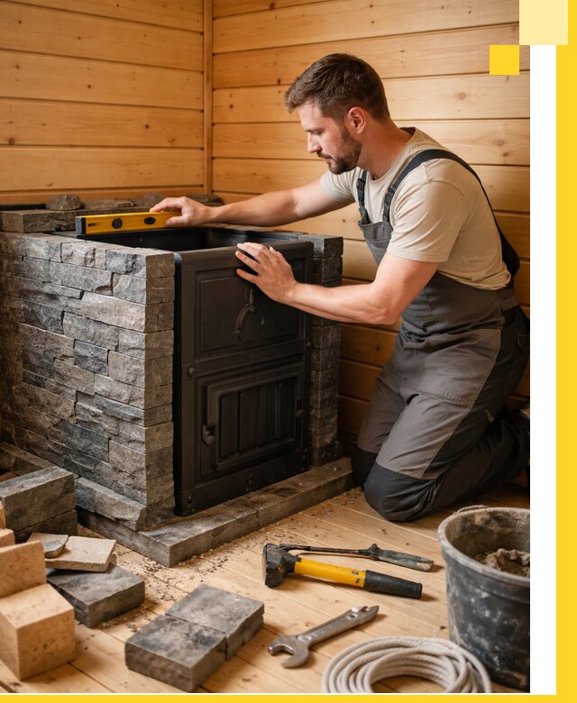 Производство и установка печей для саун под ключ в Чапаевске