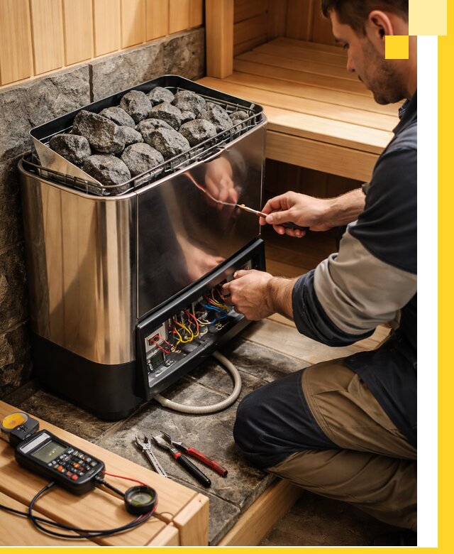 Продажа и установка электрокаменок для саун в Чапаевске